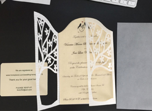 Wedding invitation